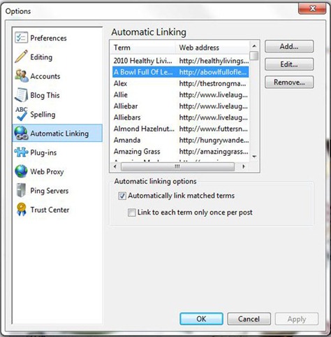 Autolink