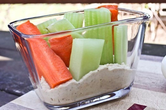 dip and veg