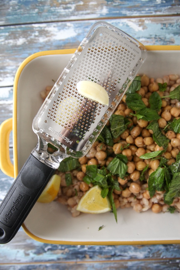 zesting garlic