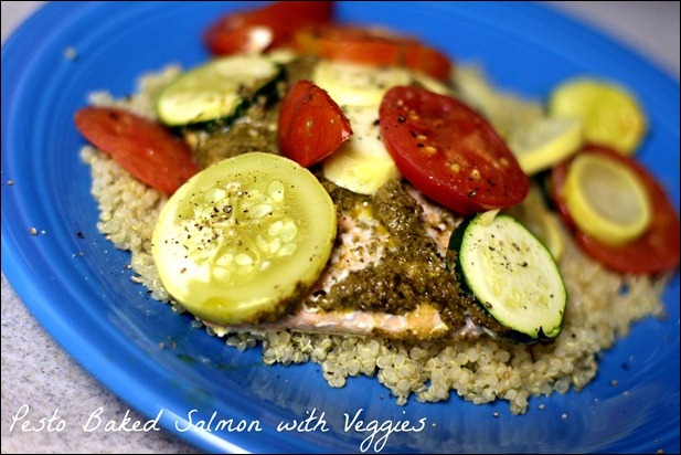 Pesto salmon