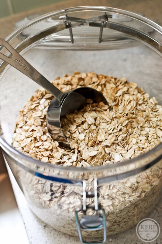 canister of oats