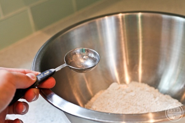 add a little water with tablespoons