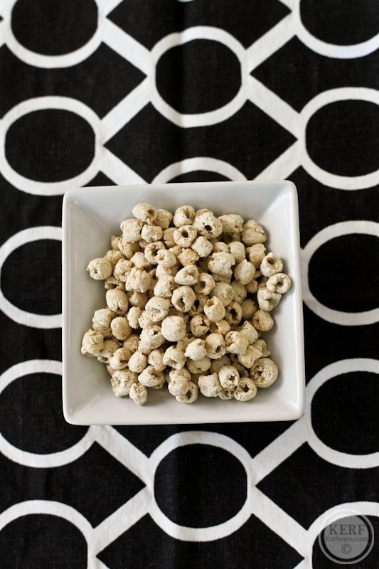 bowl of homemade oat cereal