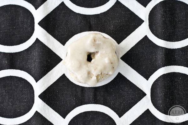 giant cheerio with frosting