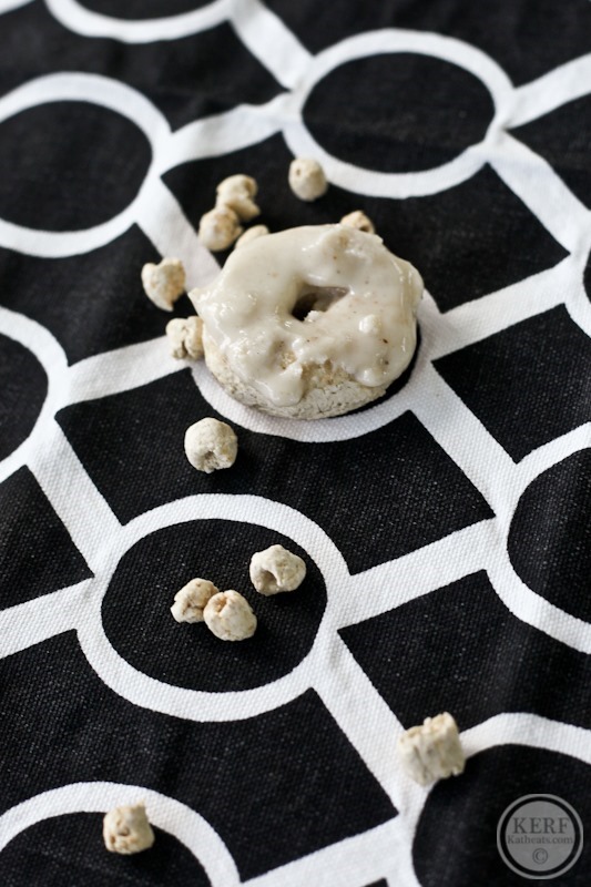 giant toasted oat with frosting and little os