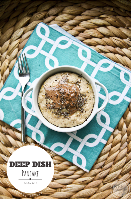 Make a pancake in minutes in a single-serving deep dish!