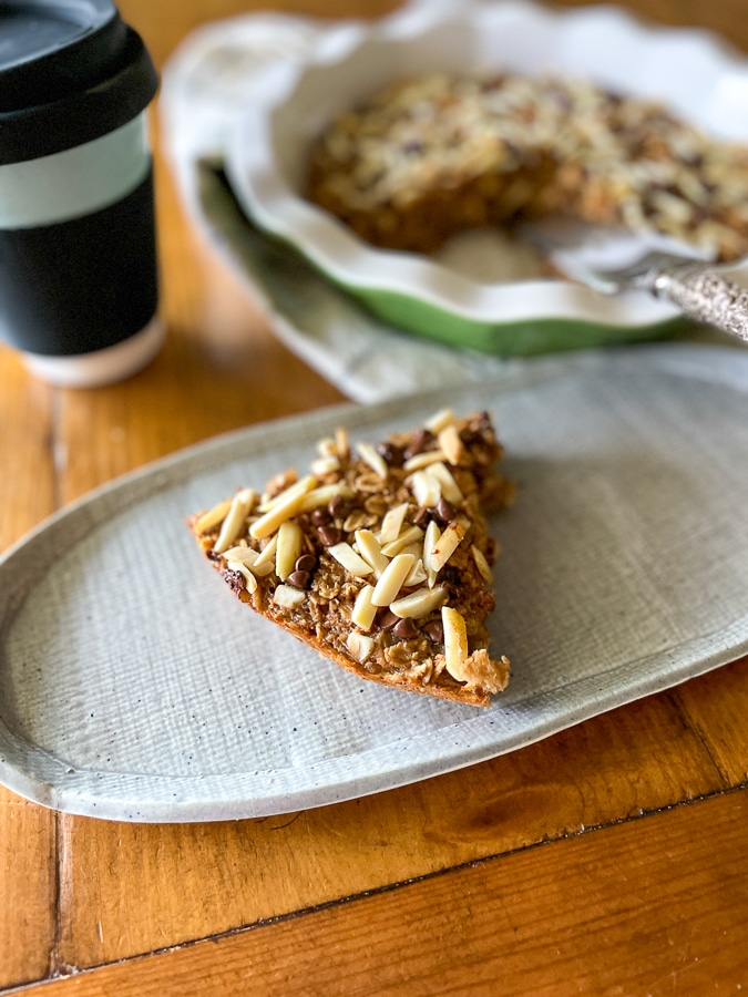 Coffee Almond Baked Oatmeal Recipe