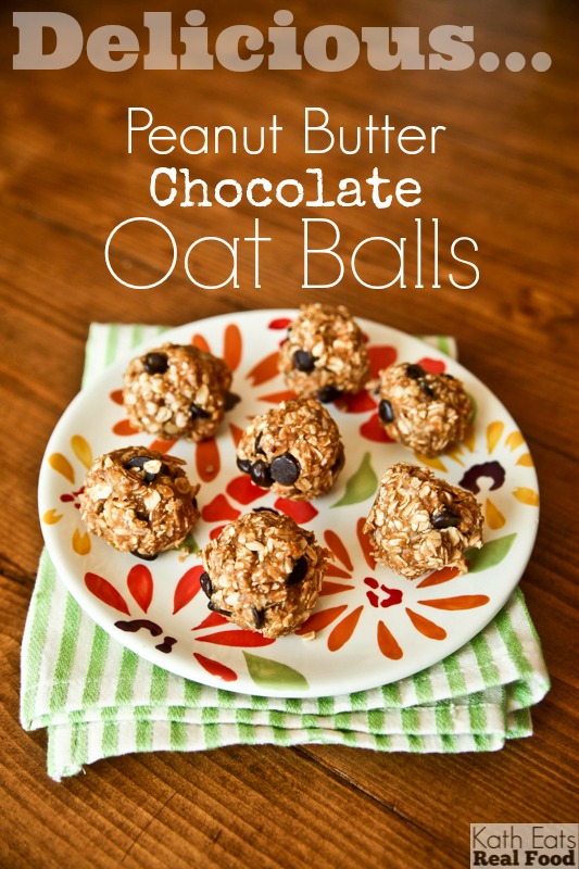 Peanut Butter Chocolat Oat Balls