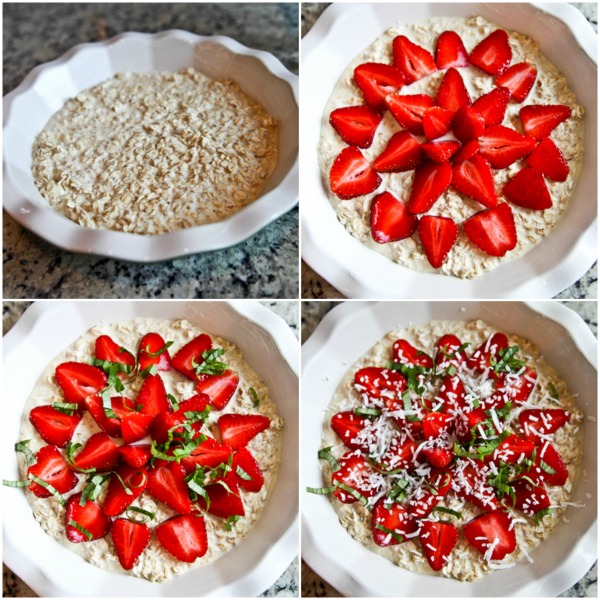 Strawberry Basil Breakfast Pie