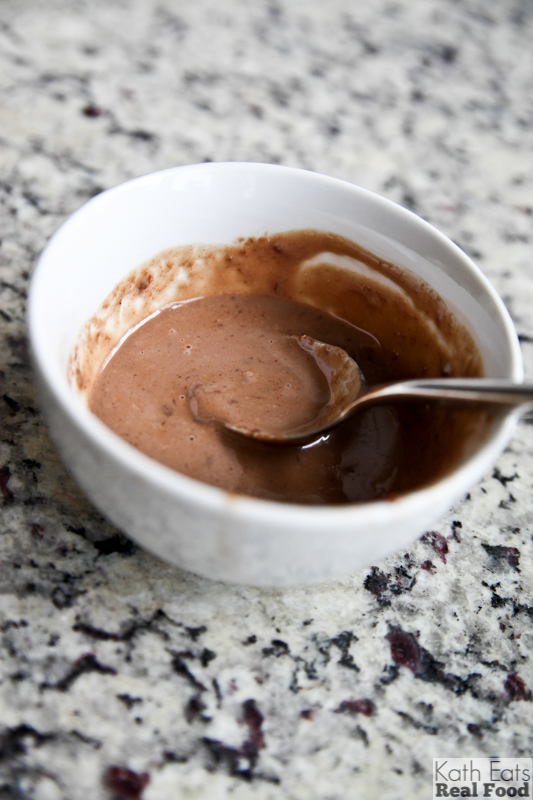 sauce in a bowl