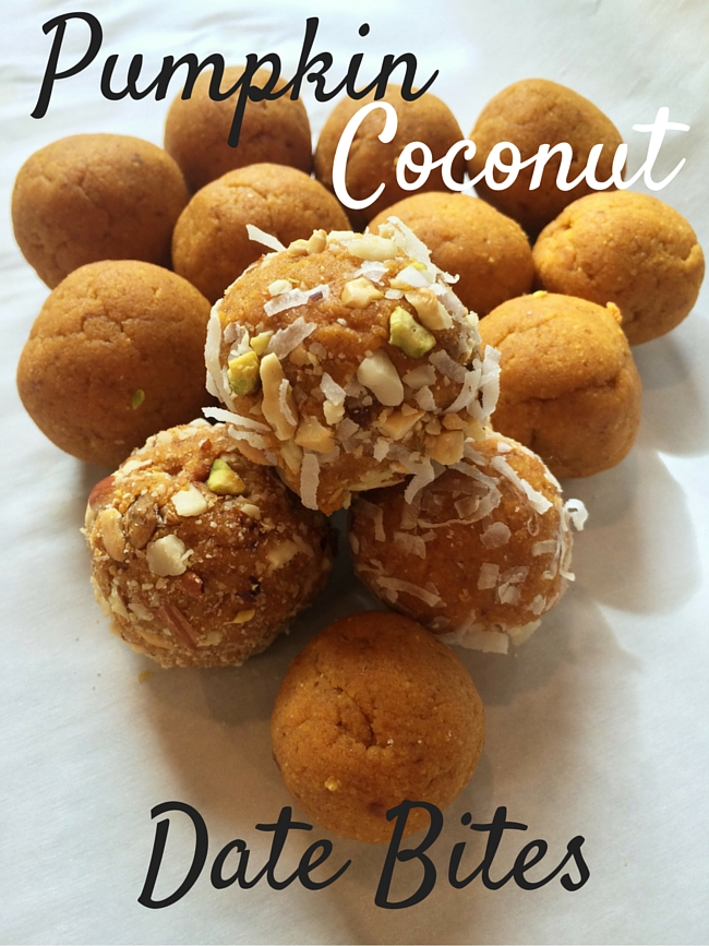 PumpkinCoconutDateBites