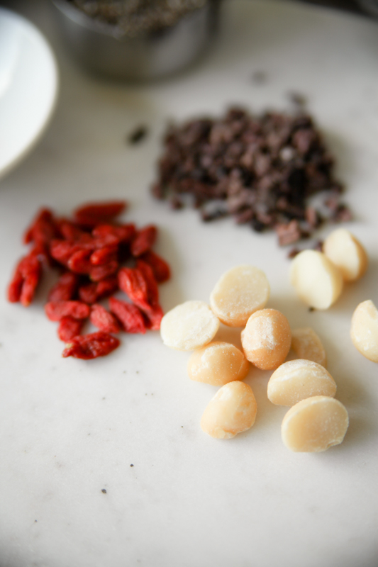 Maple Chai Chia Pudding ingredients