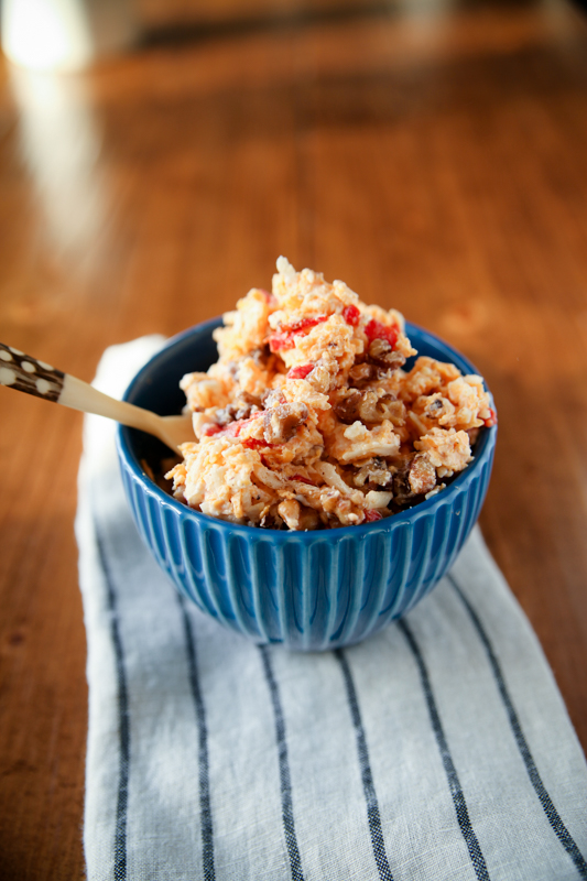 Spiced Walnut Pimento Cheese | Holiday Potluck Appetizers