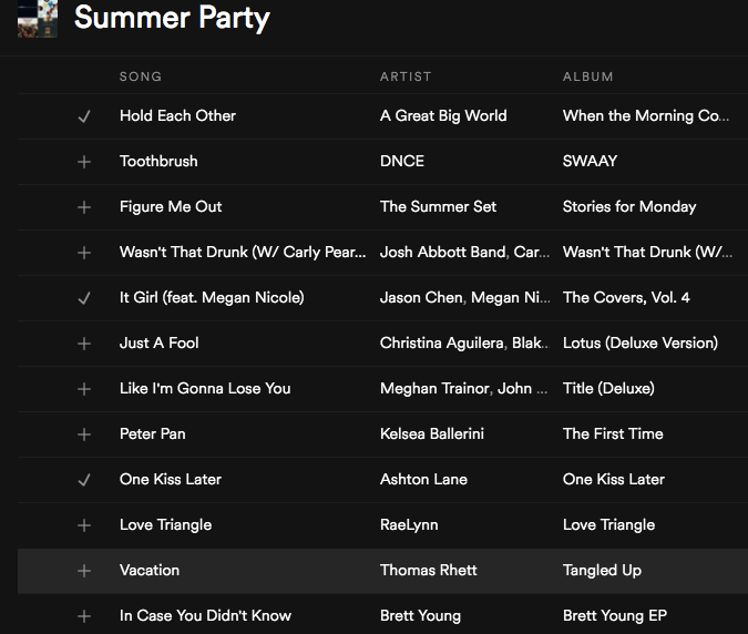 Songs