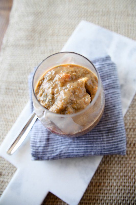 delicious fall spiced chia pudding