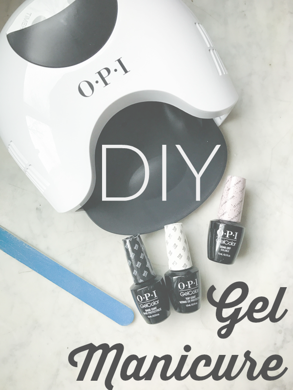 DIY gel manicure 