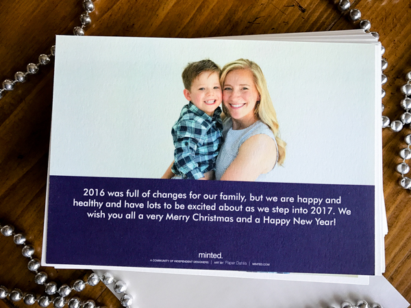New Year Cheer holiday cards
