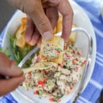 every herb salmon salad