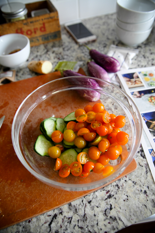 Blue Apron cherry tomatoes