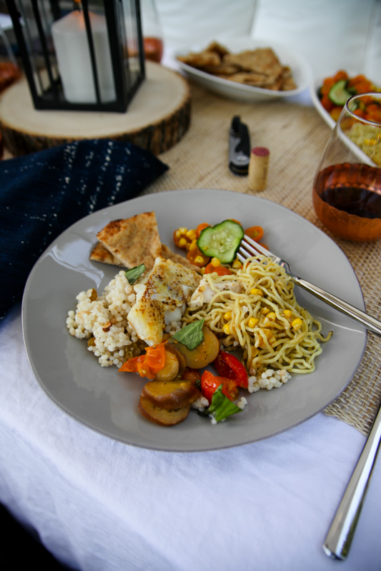 Blue Apron dinner