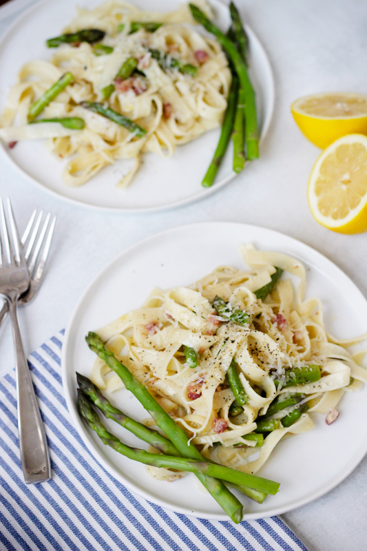Lemon Asparagus Spring Pasta
