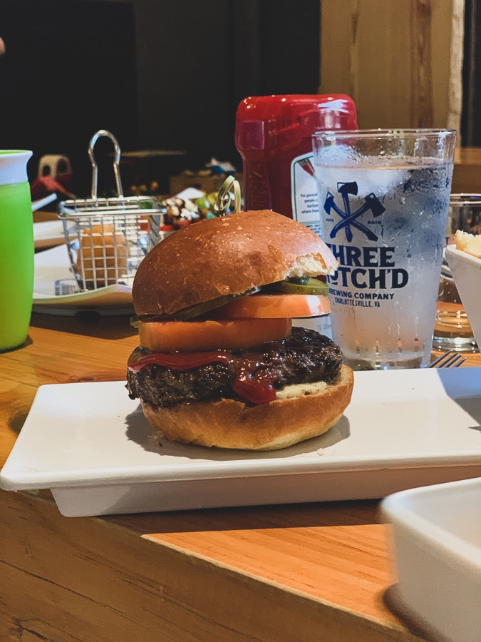 sliders at Three Notch'd
