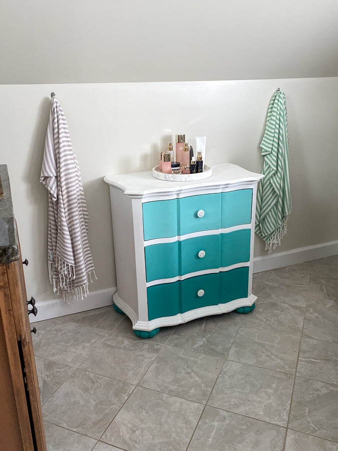 ombre drawers with chalk paint