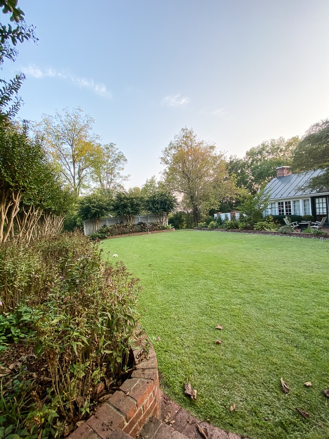 The croquet lawn at The Clifton