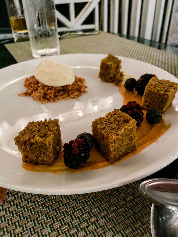 Pumpkin Cake at The Clifton