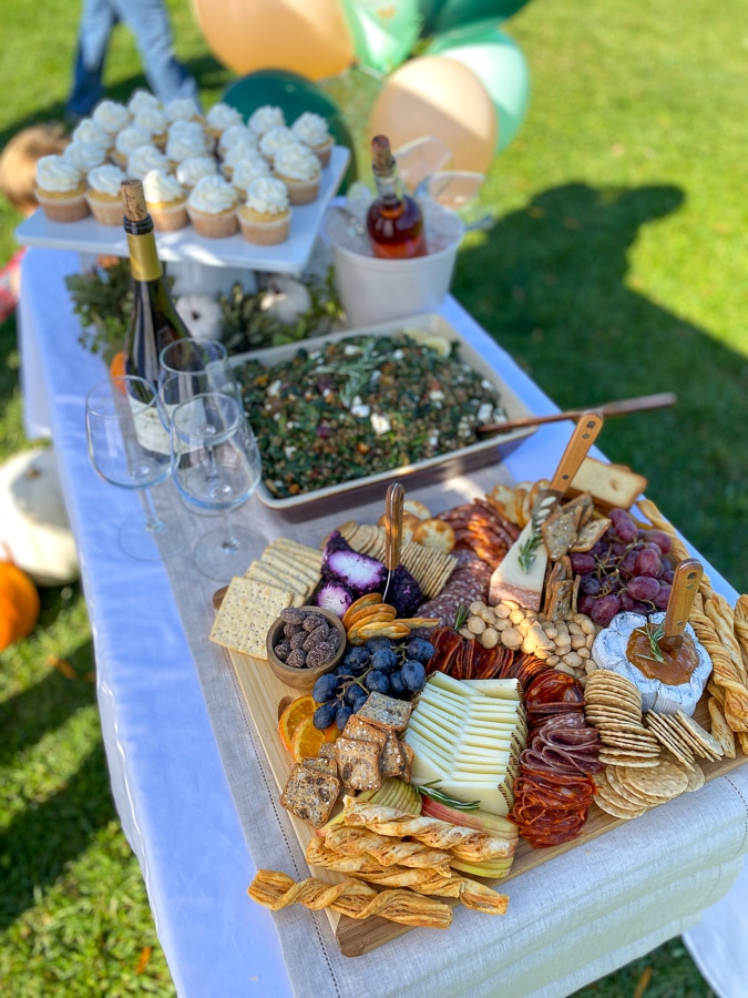 food at the vineyards
