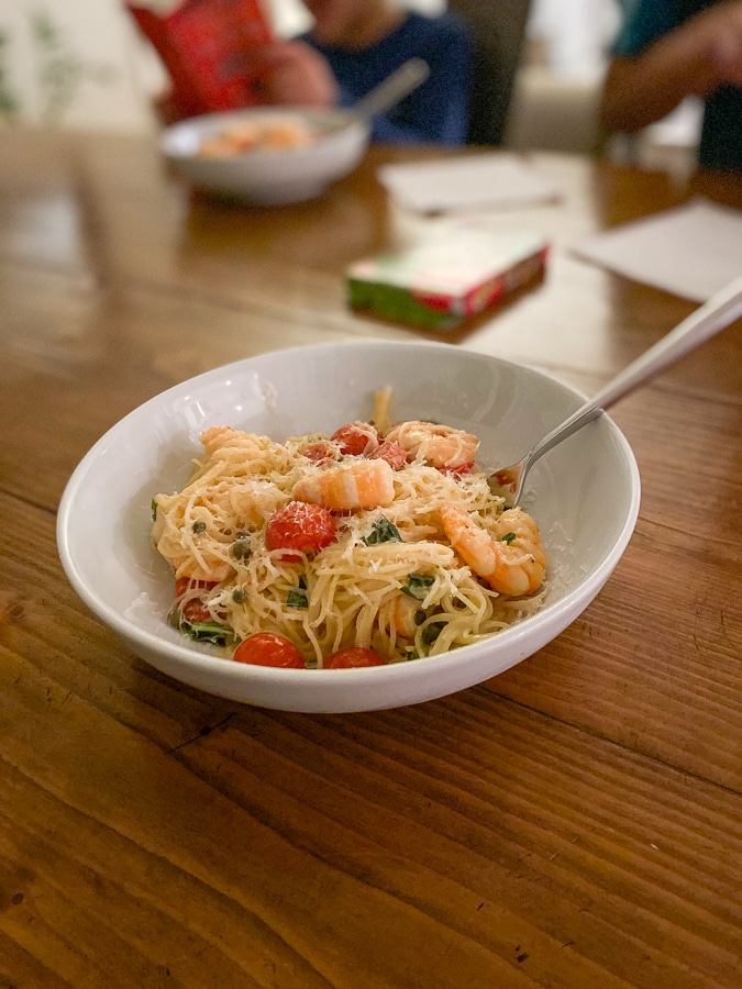 Gordon Ramsey Shrimp Scampi