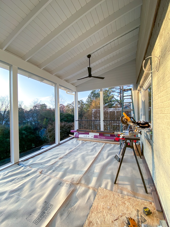 porch update