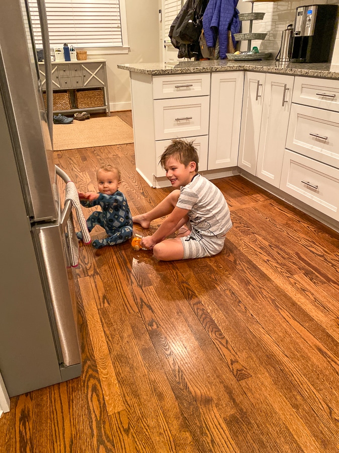 report card dinner + bedtime games
