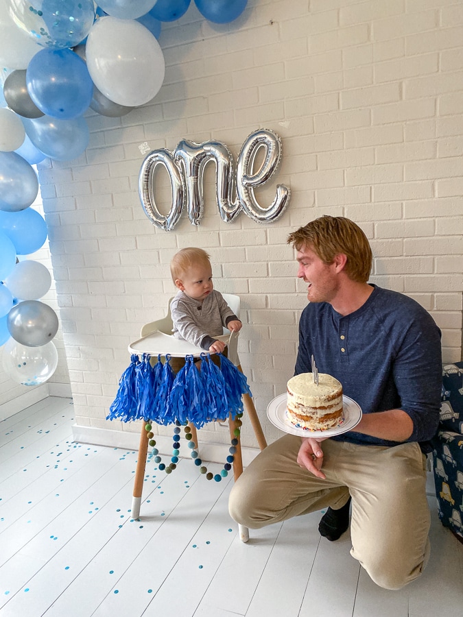 first birthday + report card dinner