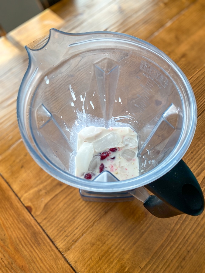 cranberry sauce smoothies
