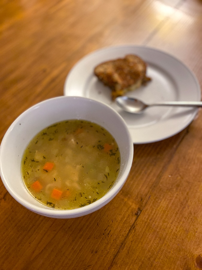 chicken noodle alphabet soup