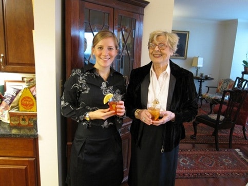 Katha and gram with bourbon drinks
