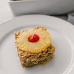 pineapple upside-down baked oatmeal