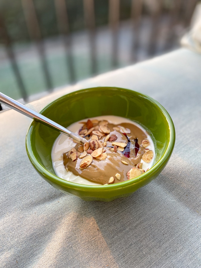 drippy sun butter yogurt