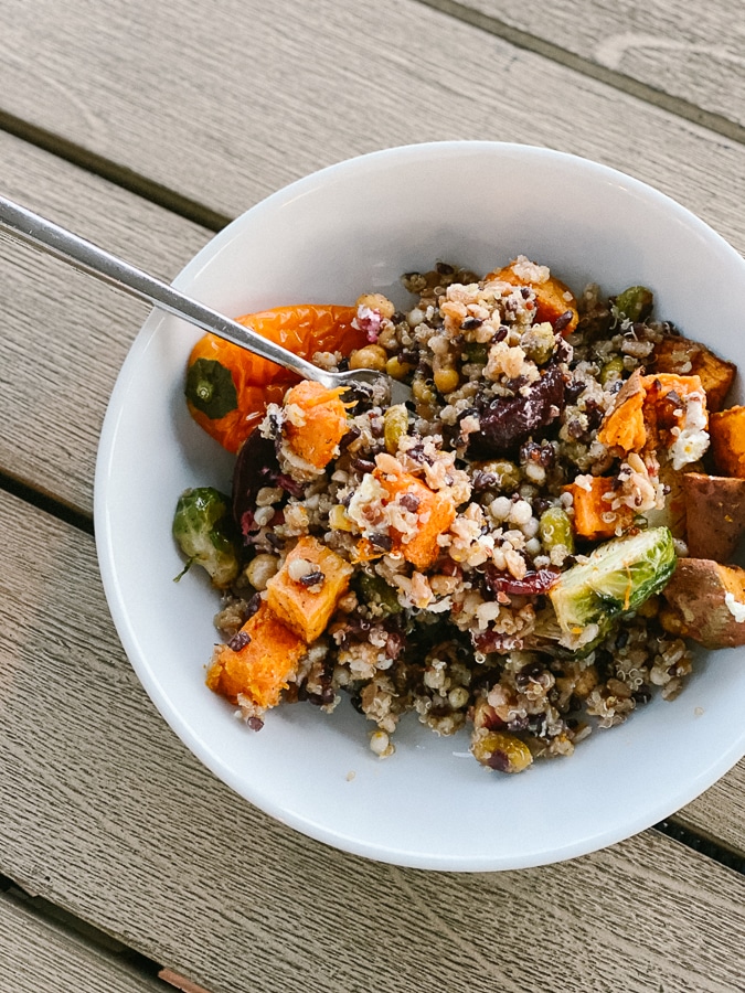 Cauliflower Snacks + plenty bowl