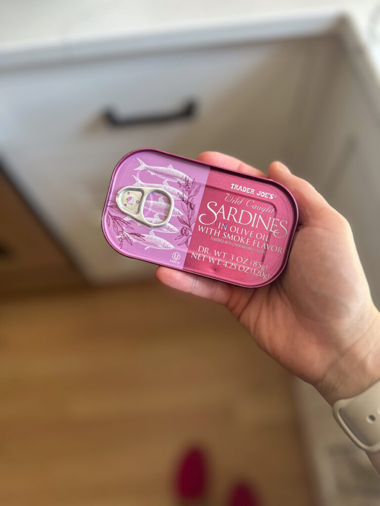 sardines fish in a tin