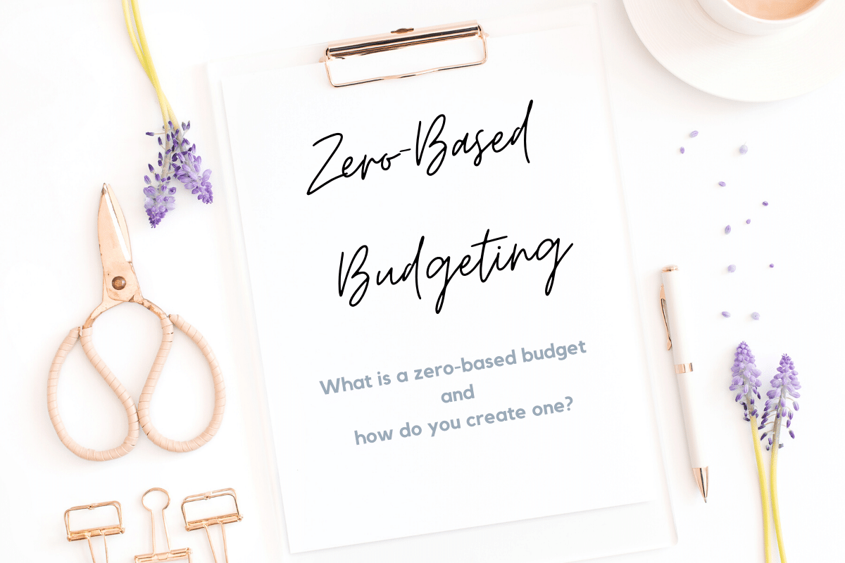 Clipboard with zero based budgeting todo list