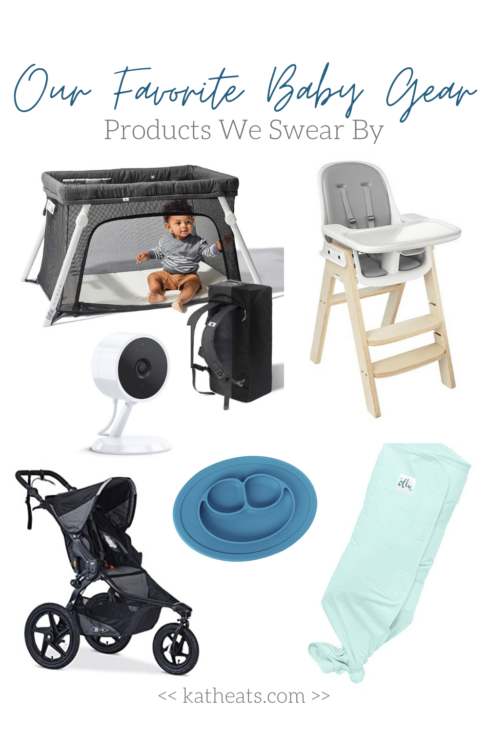 Collage of Must-Have Baby Gear 