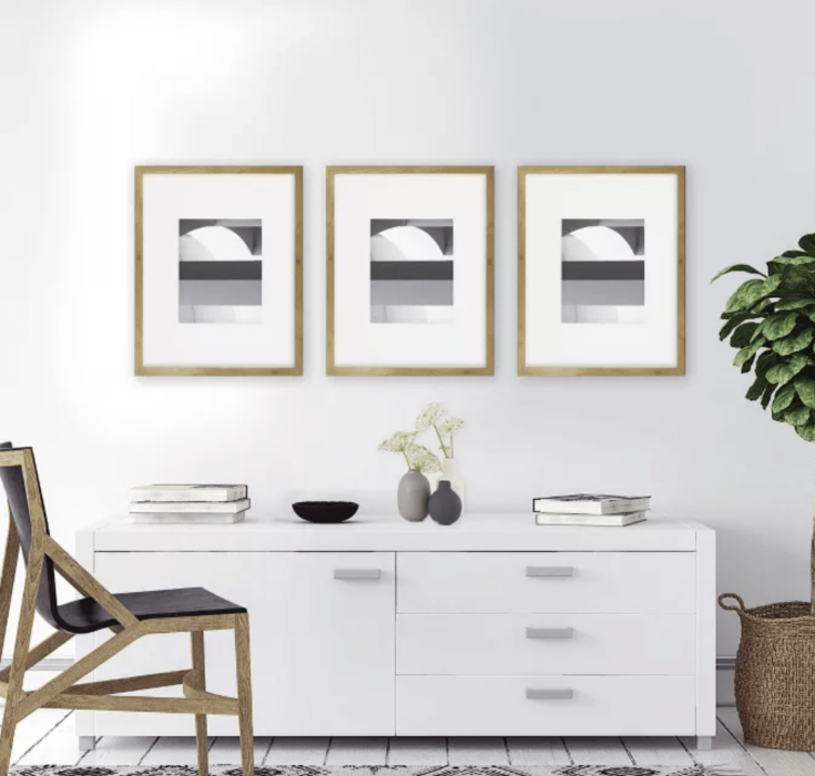 Image for Alabaster Oak Light Beige Frame
