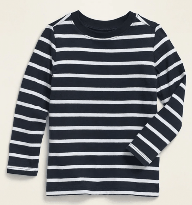 Image for Striped Crew-Neck Tee