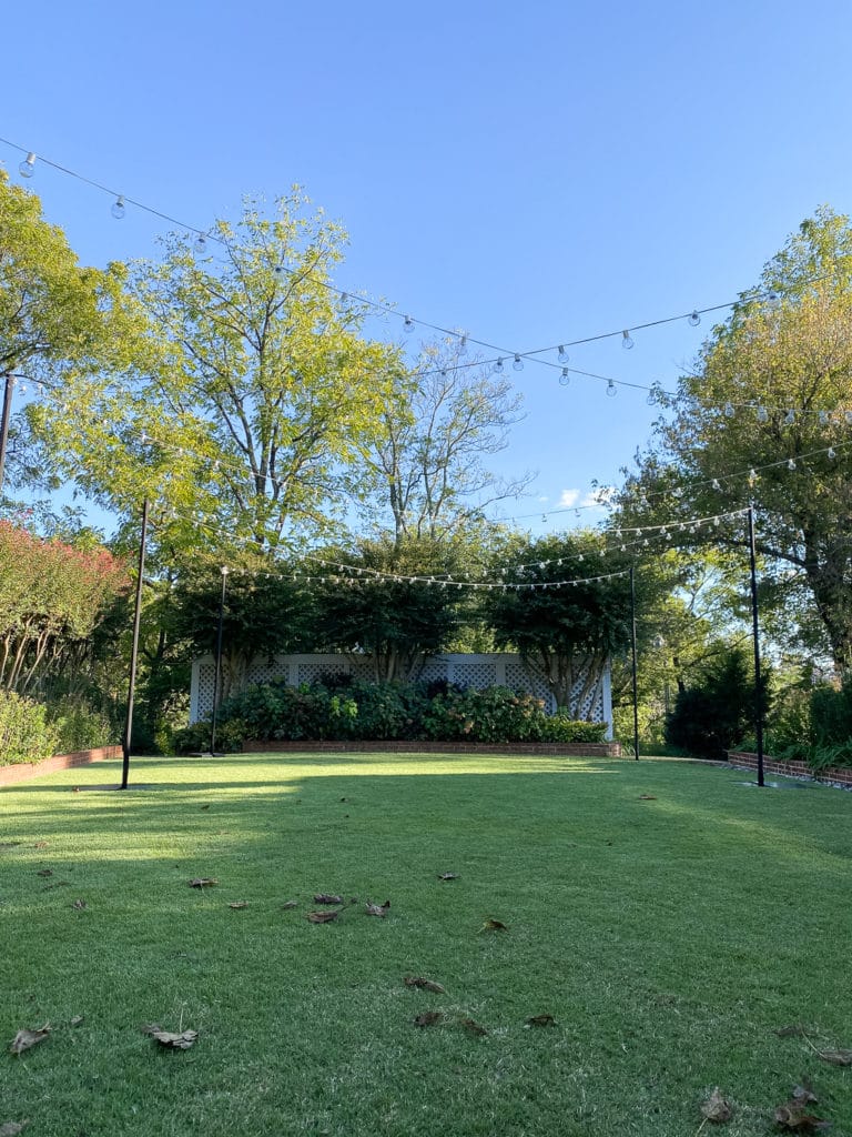 garden wedding location at the clifton