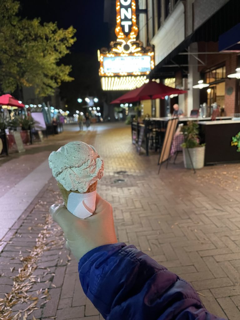 ice cream cone from Chaps