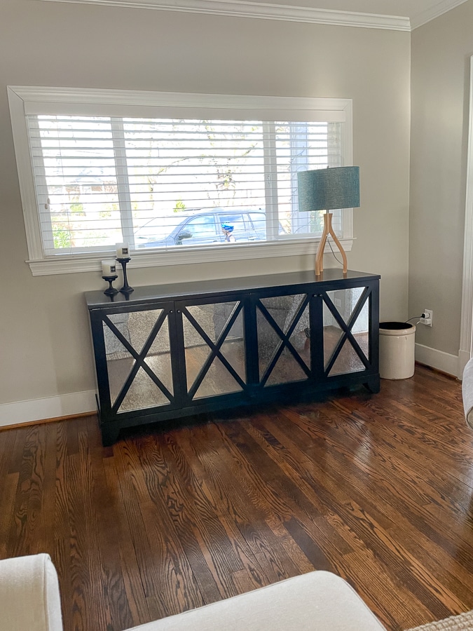 sideboard buffet with glass front