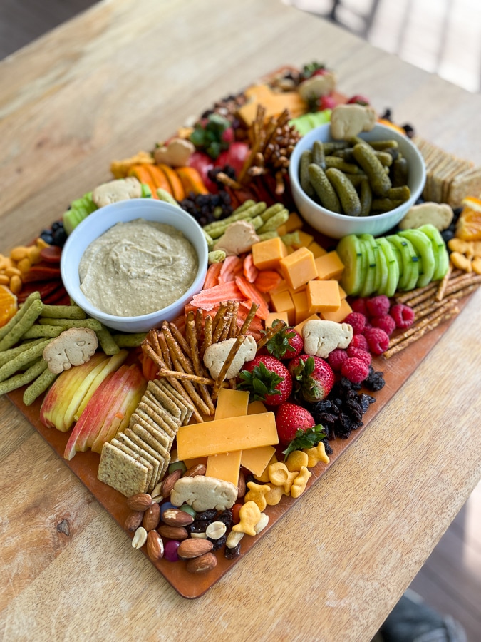 Kids Charcuterie Board  ready for kids to eat!