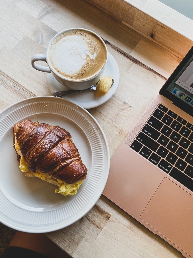 mariebette pastry sandwich and coffee | Best Lunch Spots in Charlottesville VA